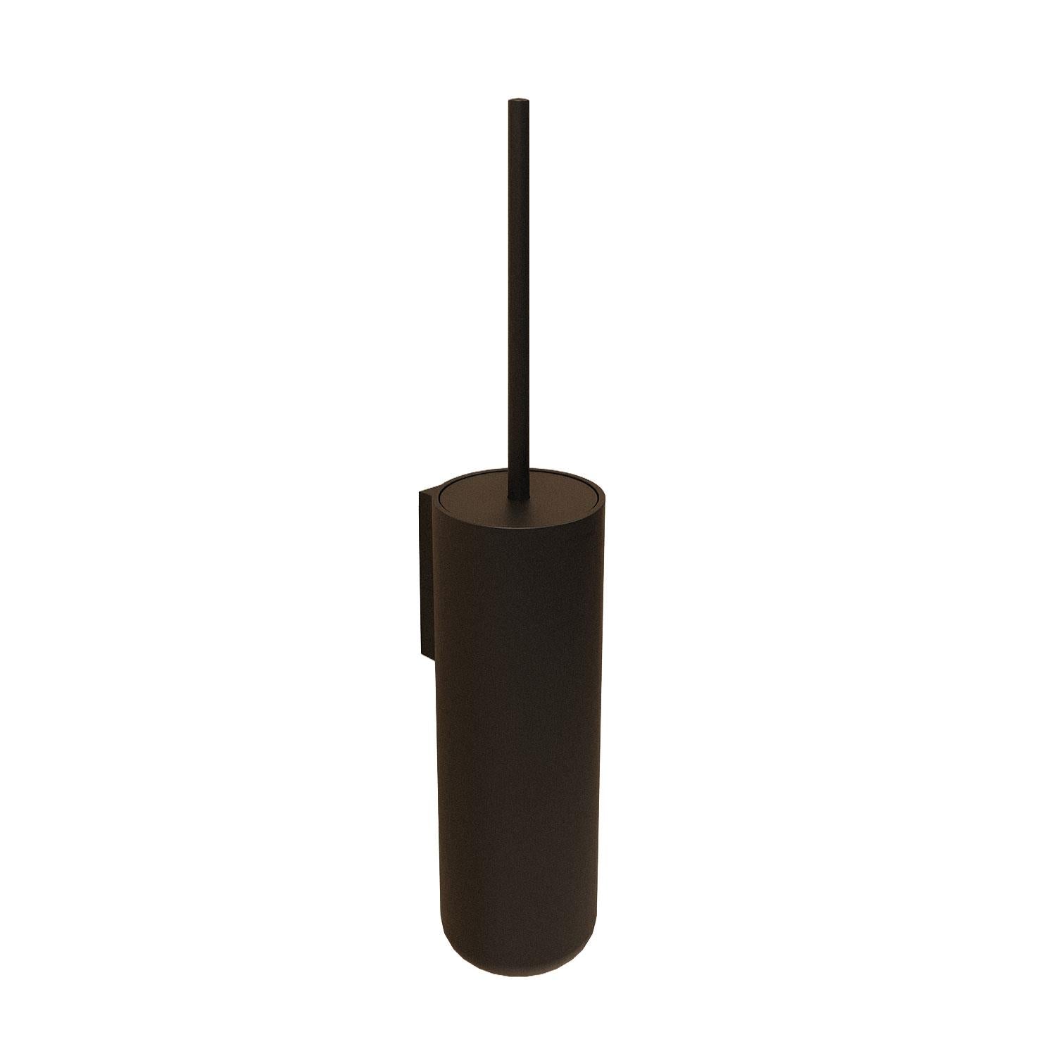 Toilet Brush, Screw-in Or Self-adhesive, Matt Black, Next Collection