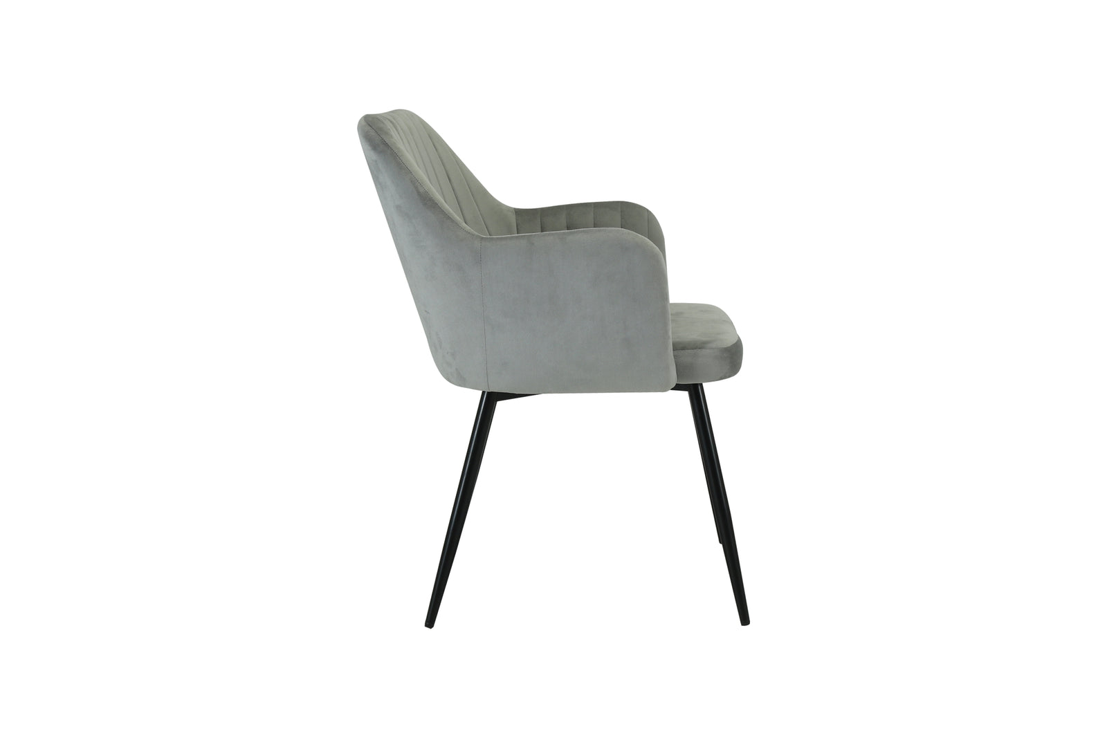 San Diego Marble Top Dining Table With Charlotte Velvet Chairs | Grey