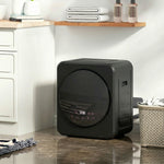 800w Compact Dryer Machine, 4kg Small Vented Tumble Dryer | Black