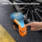 150psi Car Tyre Inflator 12v Digital Air Compressor Auto-off Led Fast Pump | Orange