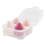 4pcs Pink Makeup Sponge For Dry And Wet Dual-use