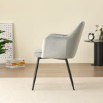 Charlotte Velvet Dining Chairs Set Of 2 - Modern Elegance And Comfort