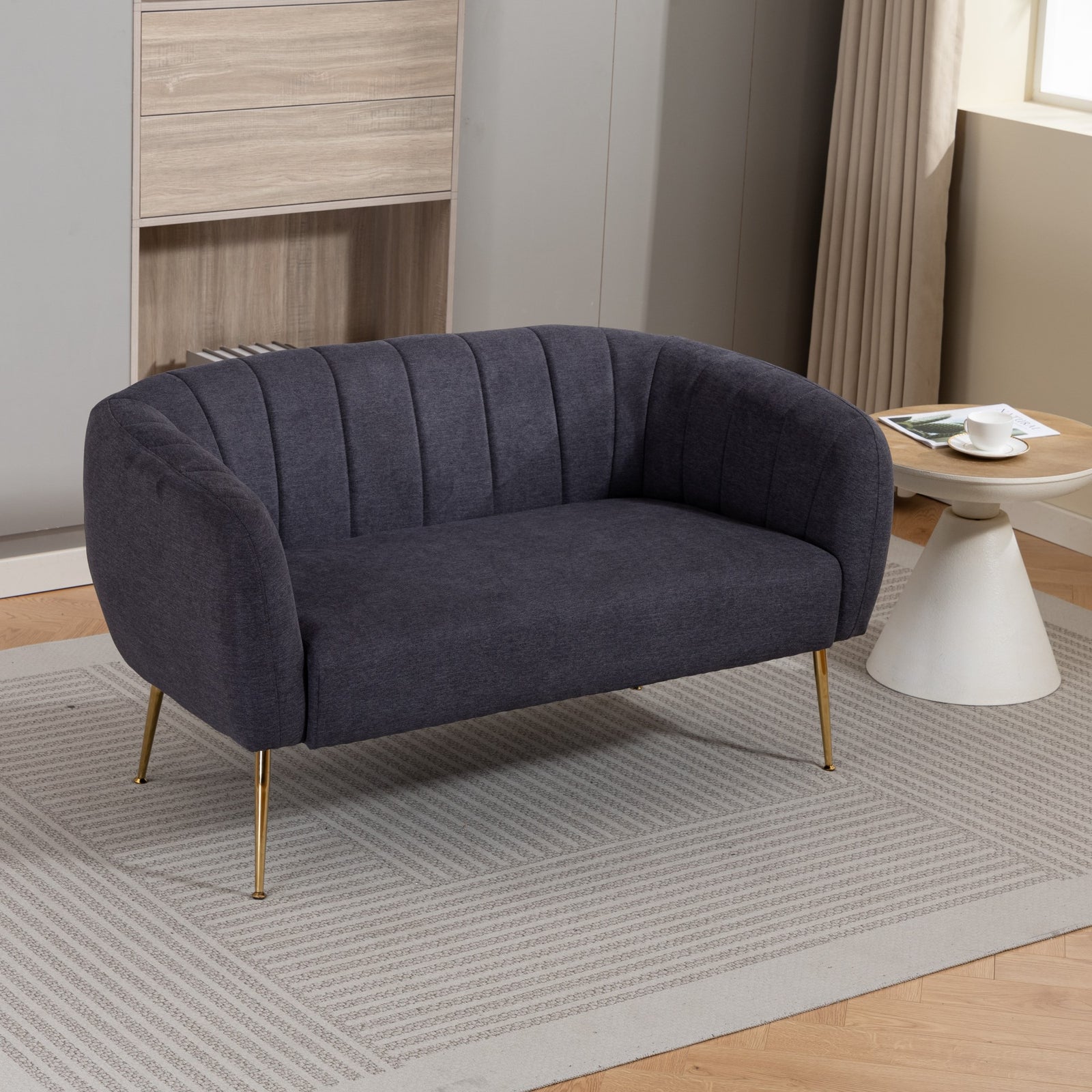 Stanton 2 Seat Sofa | Charcoal Grey