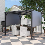 Outdoor Retractable Pergola Garden Sun Shade Patio Canopy