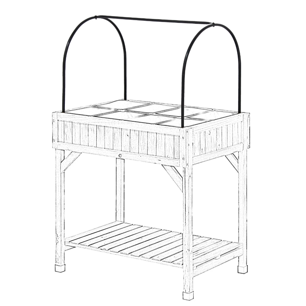 Herb Garden Greenhouse Frame