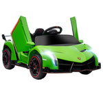 Lamborghini Veneno Licensed Electric Ride-on Car W/ Remote | Green