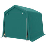 Outdoor Waterproof Garden Storage Shed Tent Zipper Doors | Green