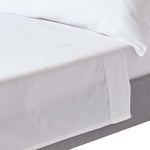 Organic Cotton Flat Sheet 400 Tc | Super King | White