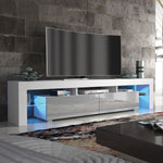 Nova Tv Unit 200cm With Led Lights | Grey