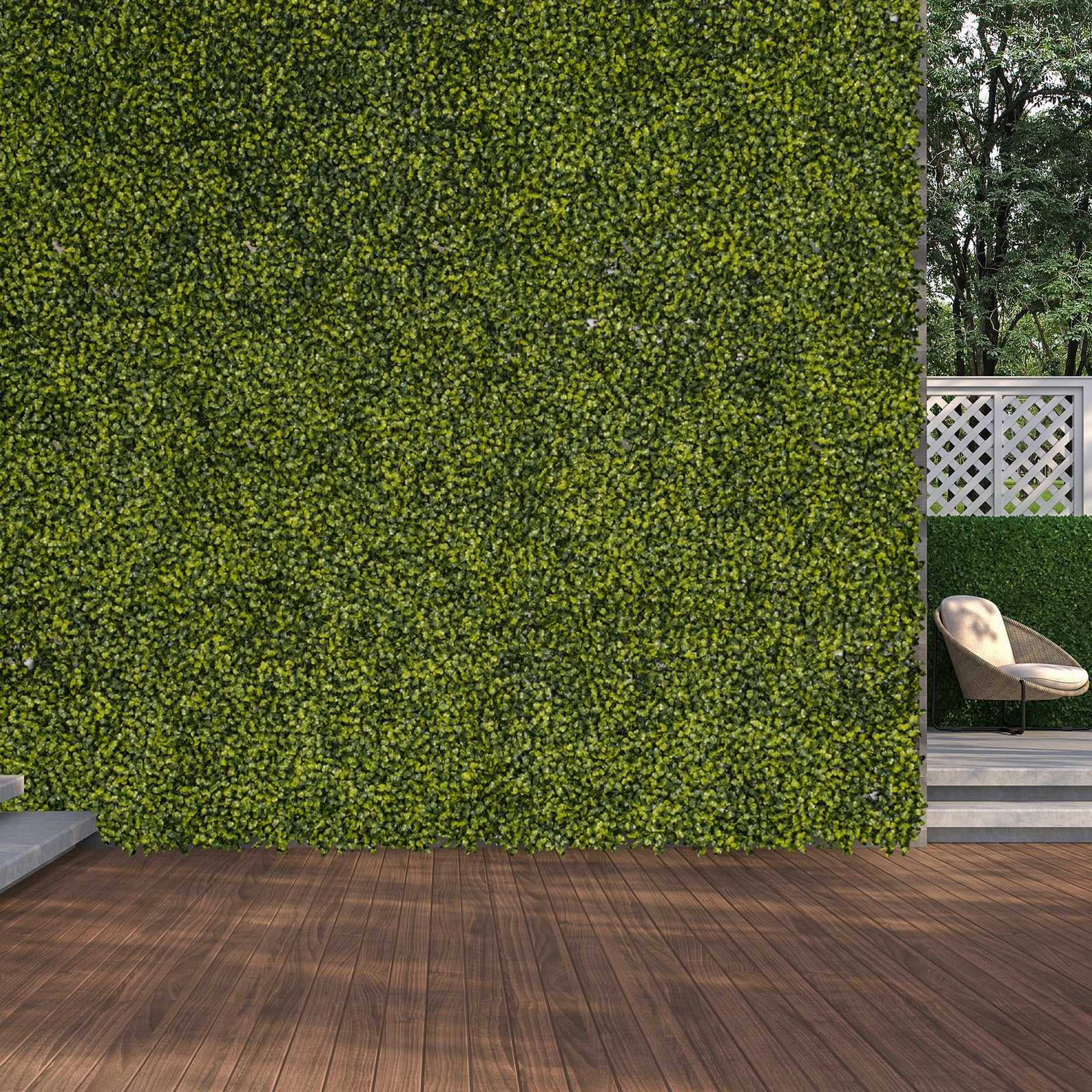 12pcs Milan Grass Boxwood Panel 50cm X 50cm