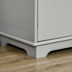 Sideboard Buffet Cabinet With Storage Cabinets And Drawers | Grey