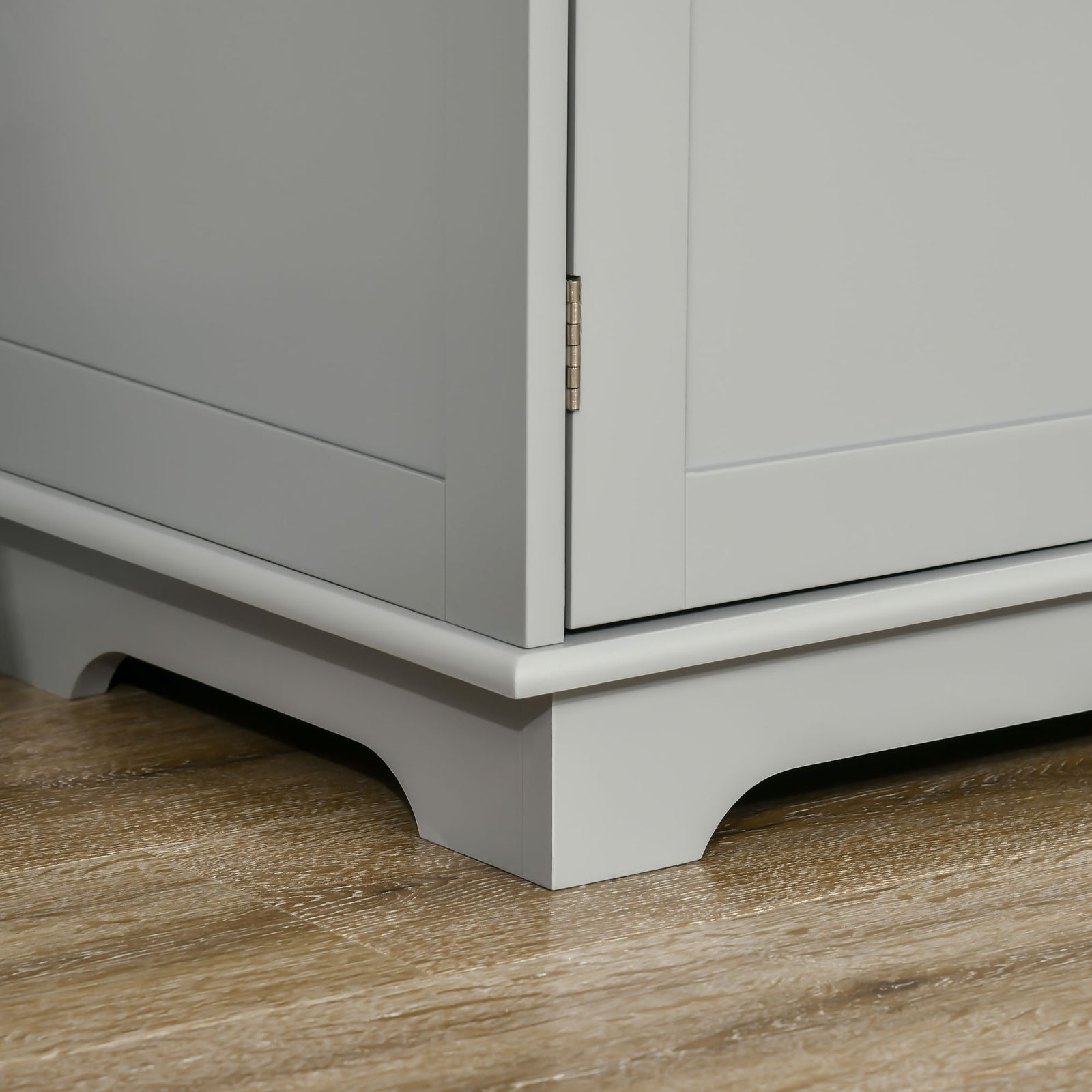 Sideboard Buffet Cabinet With Storage Cabinets And Drawers | Grey