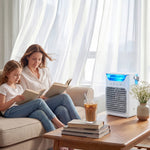 4-in-1 Mini Air Cooler, Portable Air Conditioner For Bedroom | White