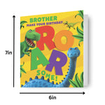 Brother 'roarsome Birthday' Card Official Product