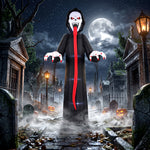 Outsunny 10 Ft Halloween Inflatable Skeleton With Built-in Led Lights