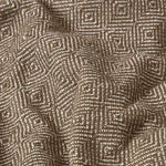 Malda Cotton Throw With Tassels | 225cm x 255cm | Brown