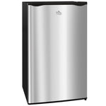 Freestanding Fridge, Silver Tone