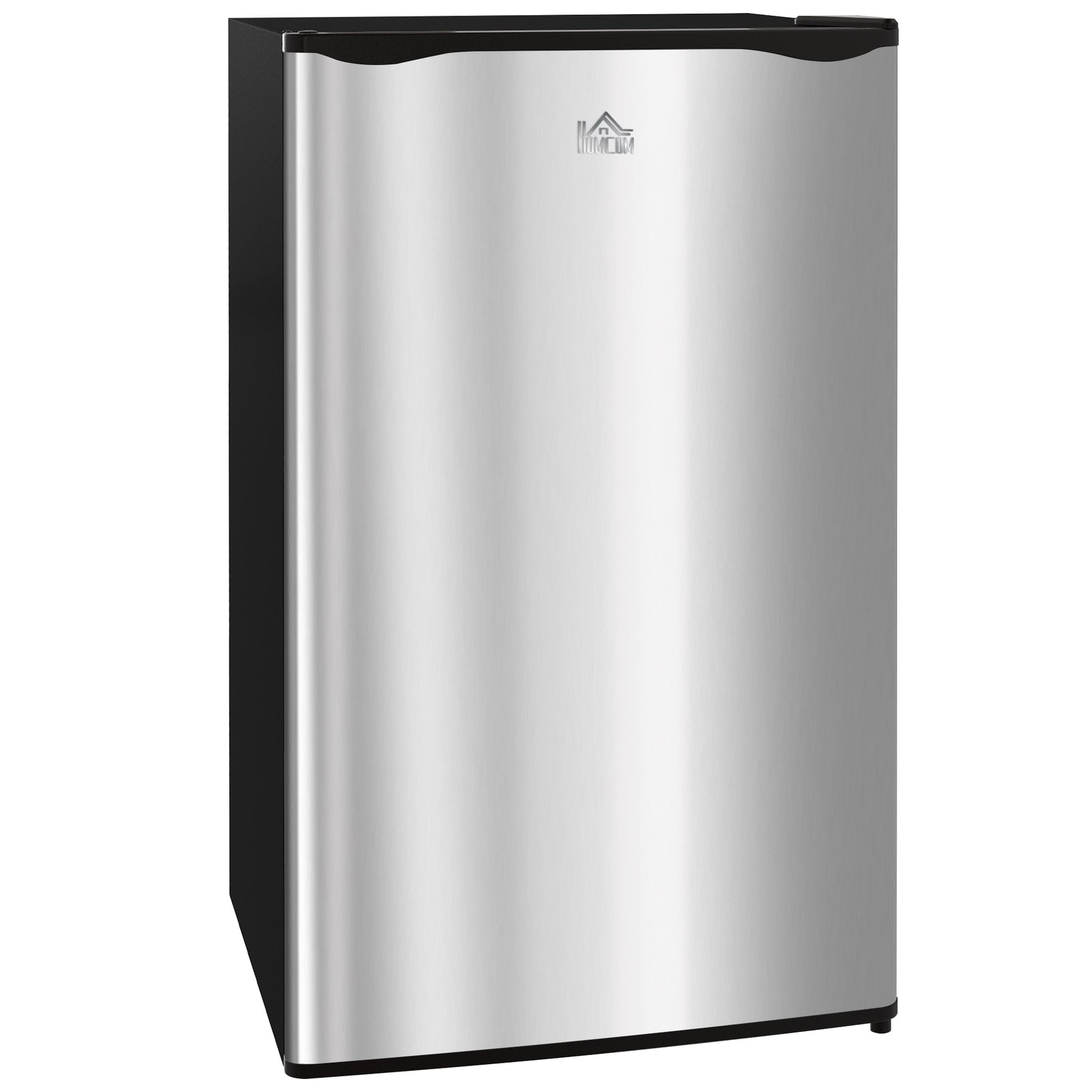 Freestanding Fridge, Silver Tone