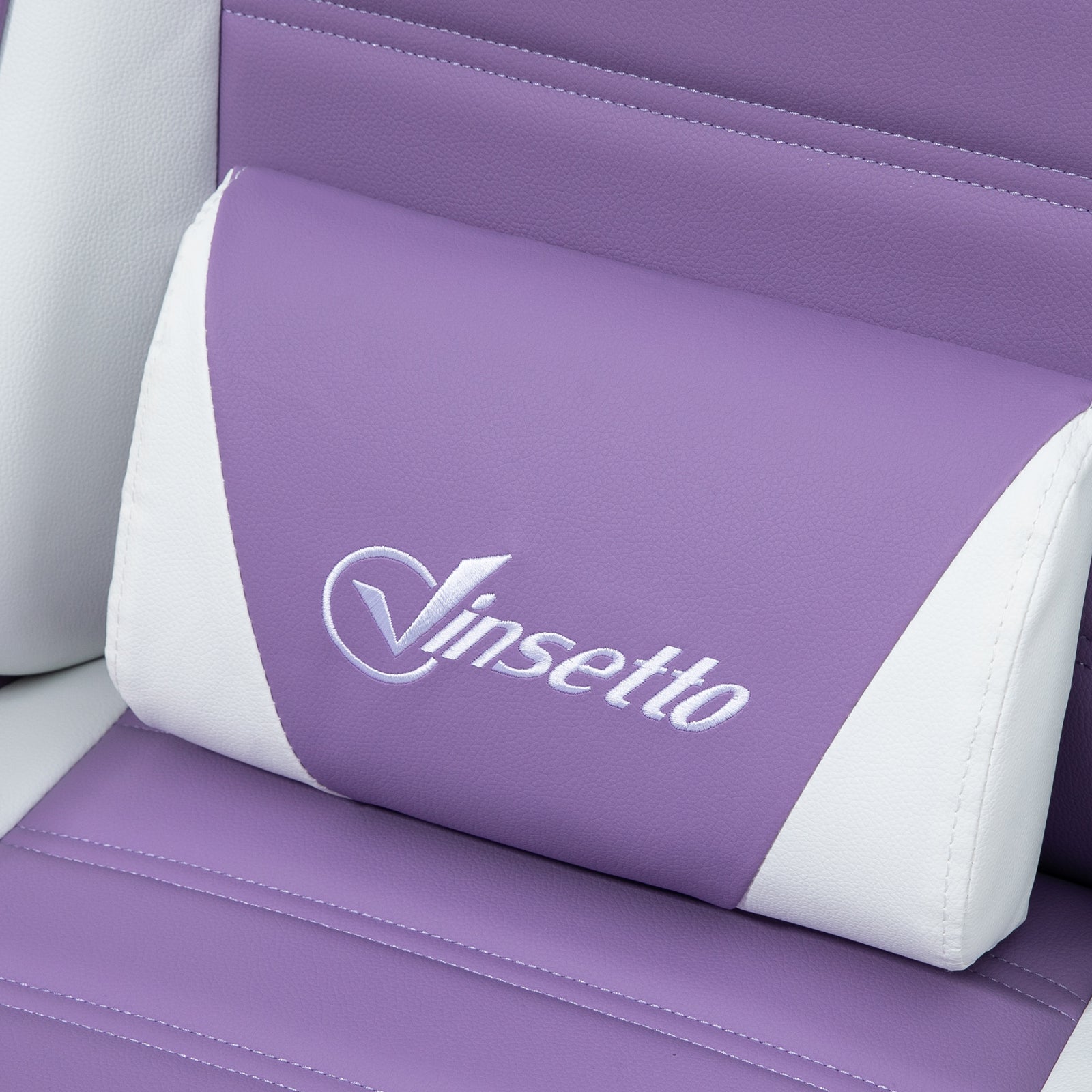 Racing Chair W/ Footrest Rabbit Ears | Purple