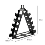 Centra Dumbbell Rack Stand Steel A-frame Home Gym Weight Storage Holder 180lb