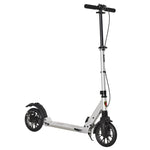 Adult Teens Kick Scooter Foldable 14+ W/ Rear Wheel& Brake | Silver
