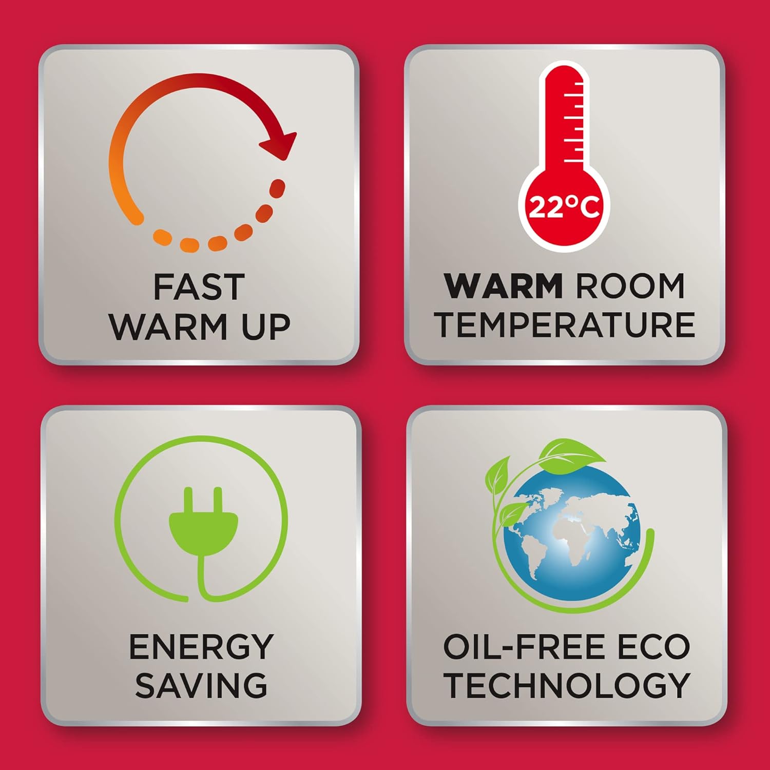 Oil Free Portable Radiator, 2000w Heater