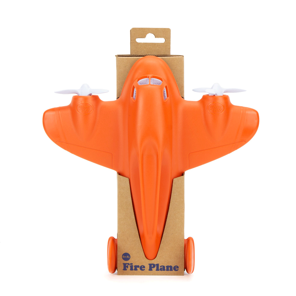 Fire Plane Toy, Made From 100% Recycled Plastic