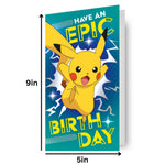 Pokemon Sticker Birthday Card Official Product