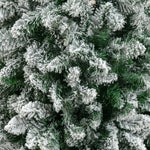 5/6ft Snow Flocked Artificial Christmas Tree Pencil Shape | 6ft | Green