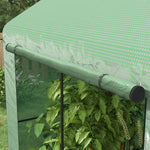 Walk-in Greenhouse W/ Mesh Windows & Roll-up Door