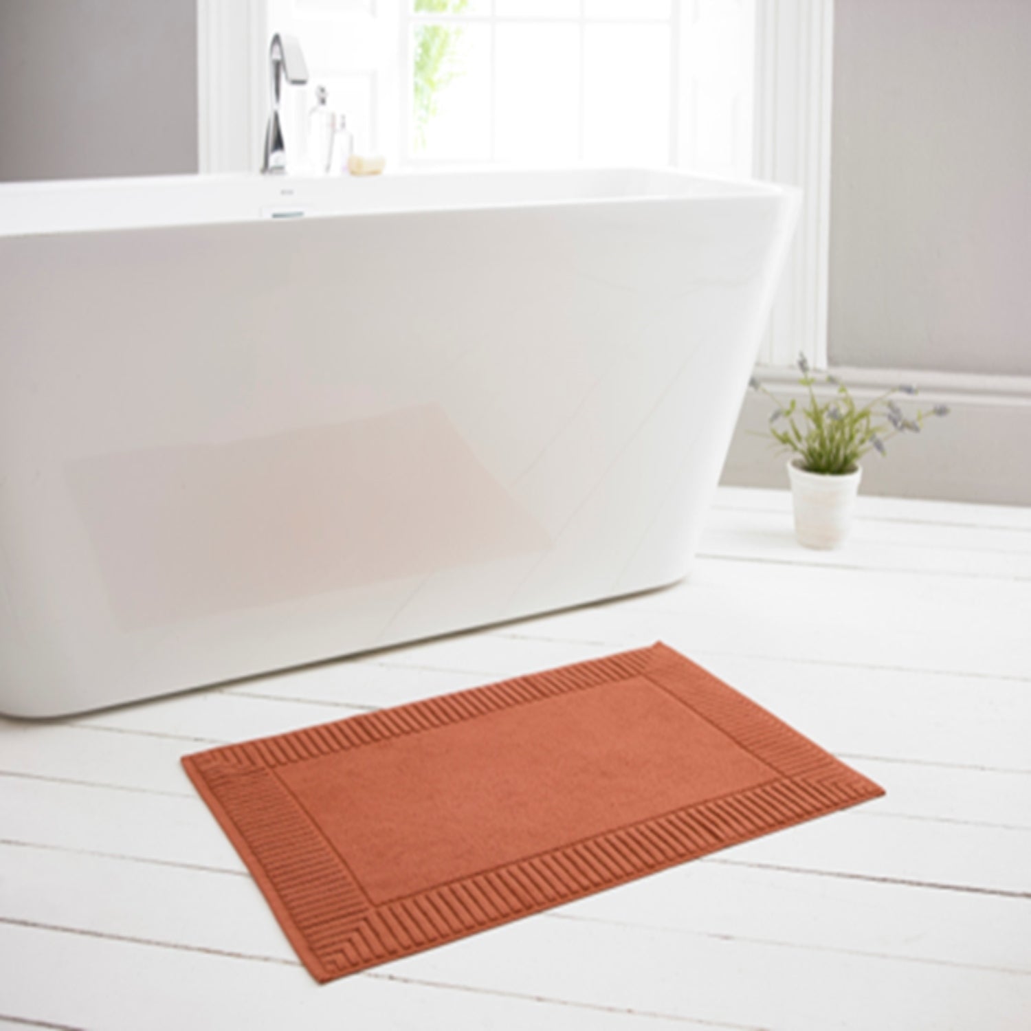 Bliss Pima Supersoft Ultra Absorbent Cotton Towels | Bath Mat | Copper