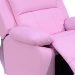 Kids Recliner Armchair Game Chair Sofa Children Seat In Pu Leather | Pink