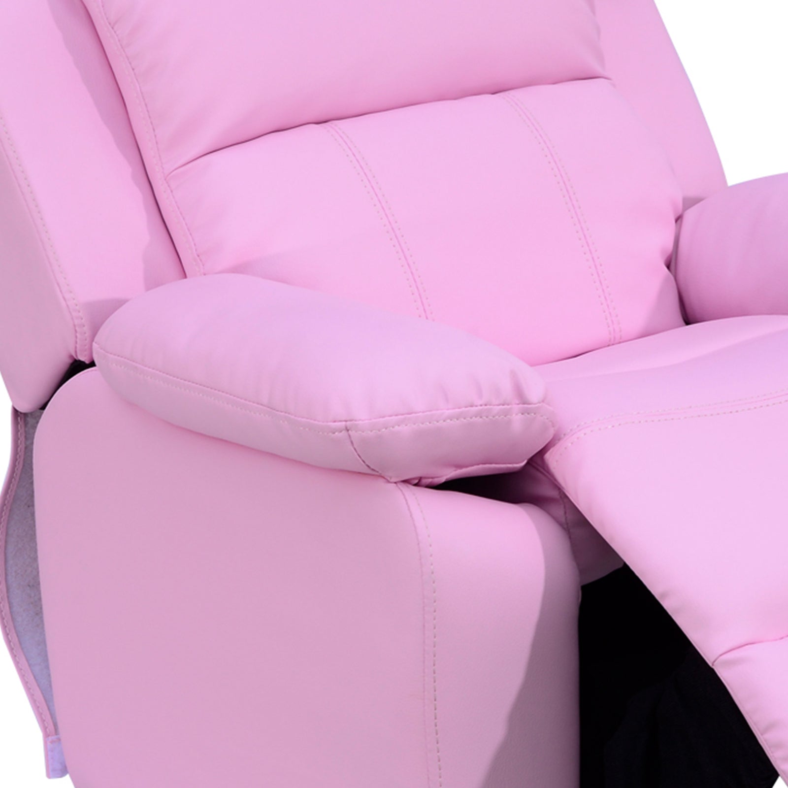 Kids Recliner Armchair Game Chair Sofa Children Seat In Pu Leather | Pink