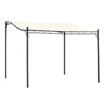 Gazebo Backyard Pool Garden Pergola Canopy Sun Shade Top | Medium | Cream