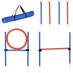 Pet Agility Set Training Dogs Outward Outdoor Play Hurdle Jump Hoop Pole