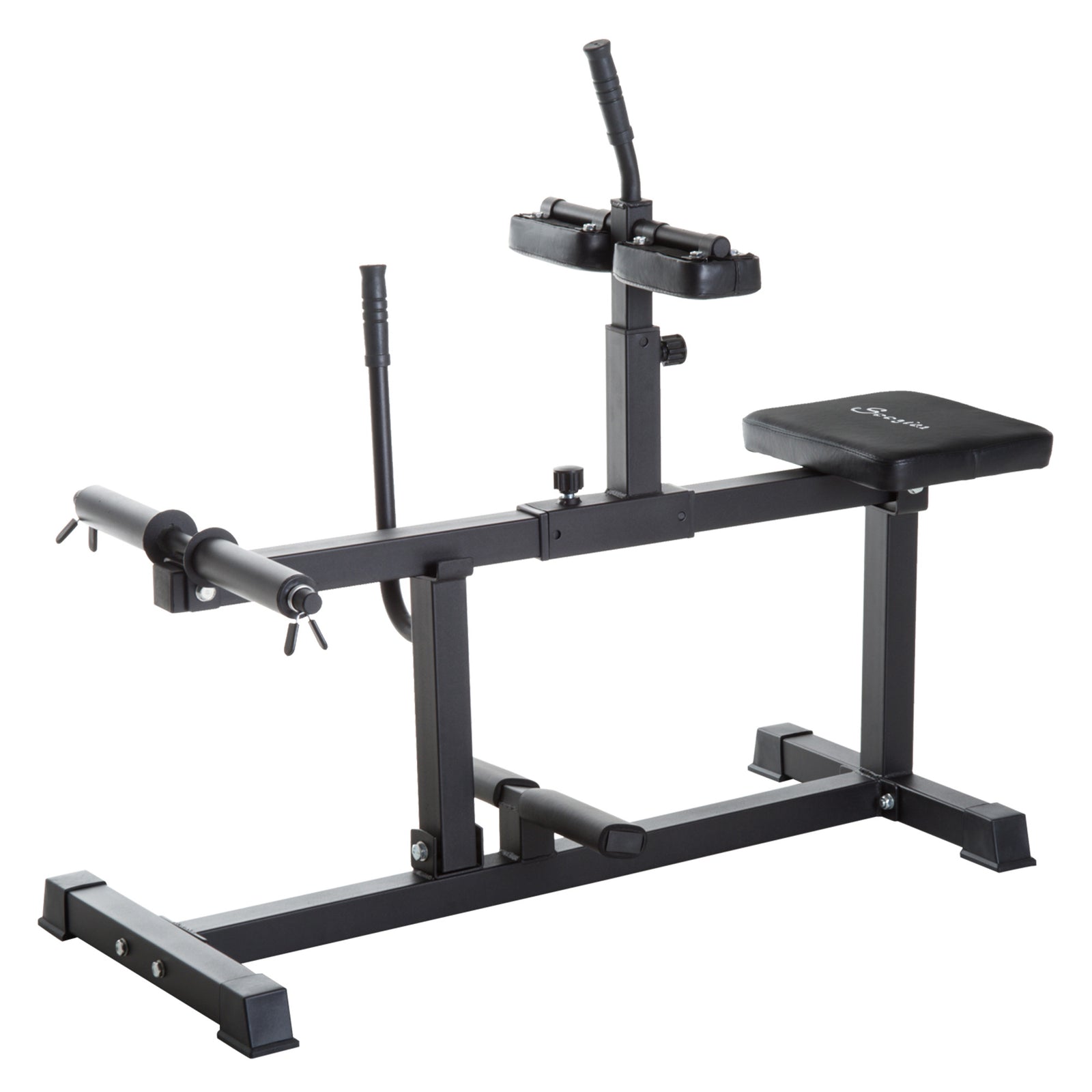 Seated Adjustable Leg Extension Machine With Plate Loaded