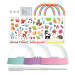 Kidzmaker - Glitter Rainbow Snow Domes