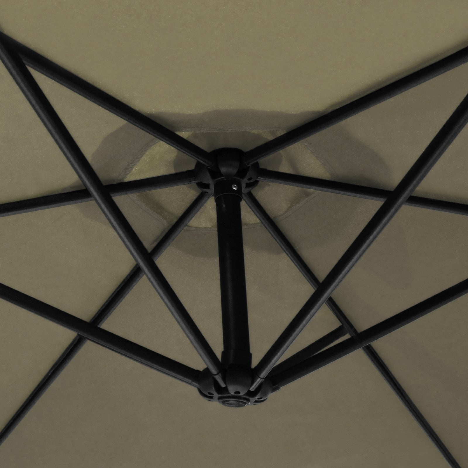Cantilever Parasol & Square Base | Beige