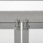 Mini Wood Greenhouse Cold Frame Plant Box (3 Types) | Dark Gray