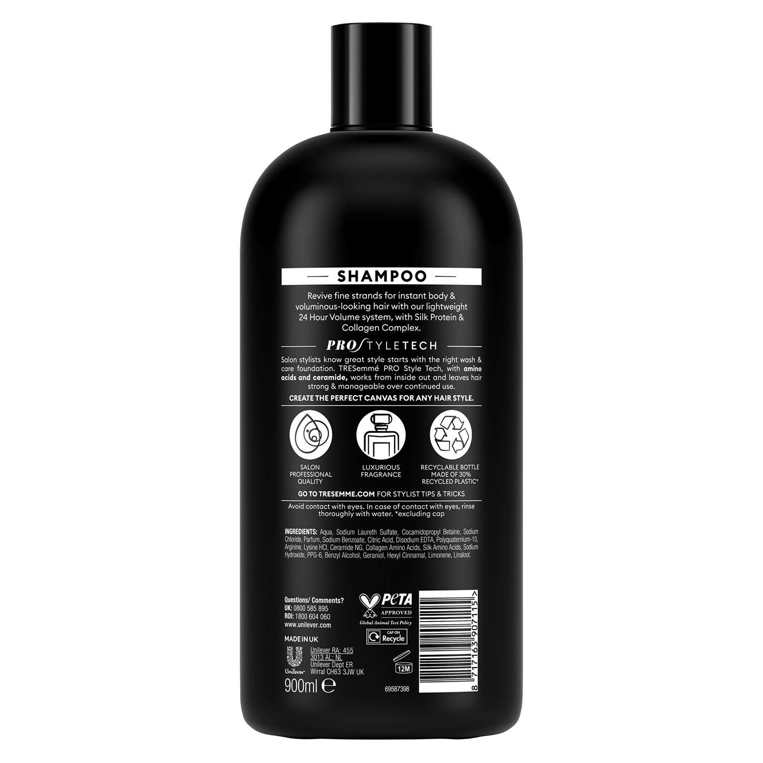 24 Hour Body Volume Shampoo 900ml, Pack Of 6