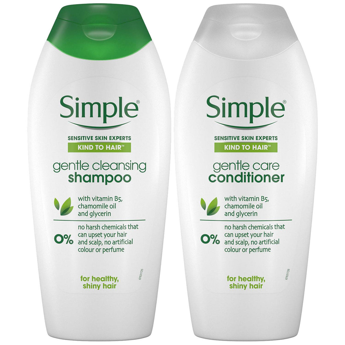 Gentle Care Shampoo & Conditioner 400ml Bundle | Set of 1