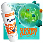 Women Fresh Citrus Whole Body Deodorant Spray Aluminium Free 150ml | Set of 6