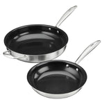 Tri-ply 2 Piece Frying Pan Set - 22cm & 28cm