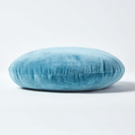Luxury Velvet Round Cushion | 40cm x 40cm | Blue