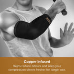 Elbow Compression Sleeve | Medium | Black