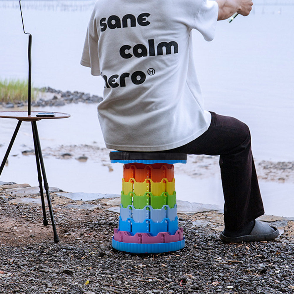 Outdoor Collapsible Stool For Camping | One Size | Multi Colour