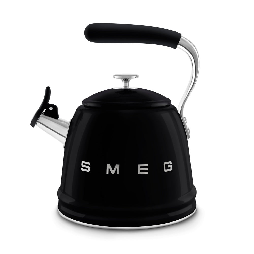 Wkf01 Retro Stovetop Whistling Kettle | Black