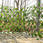 Grape Leaf Artificial Hedge Panel | Medium | Green