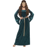 Medieval Maid Costume, Green | Medium | Green