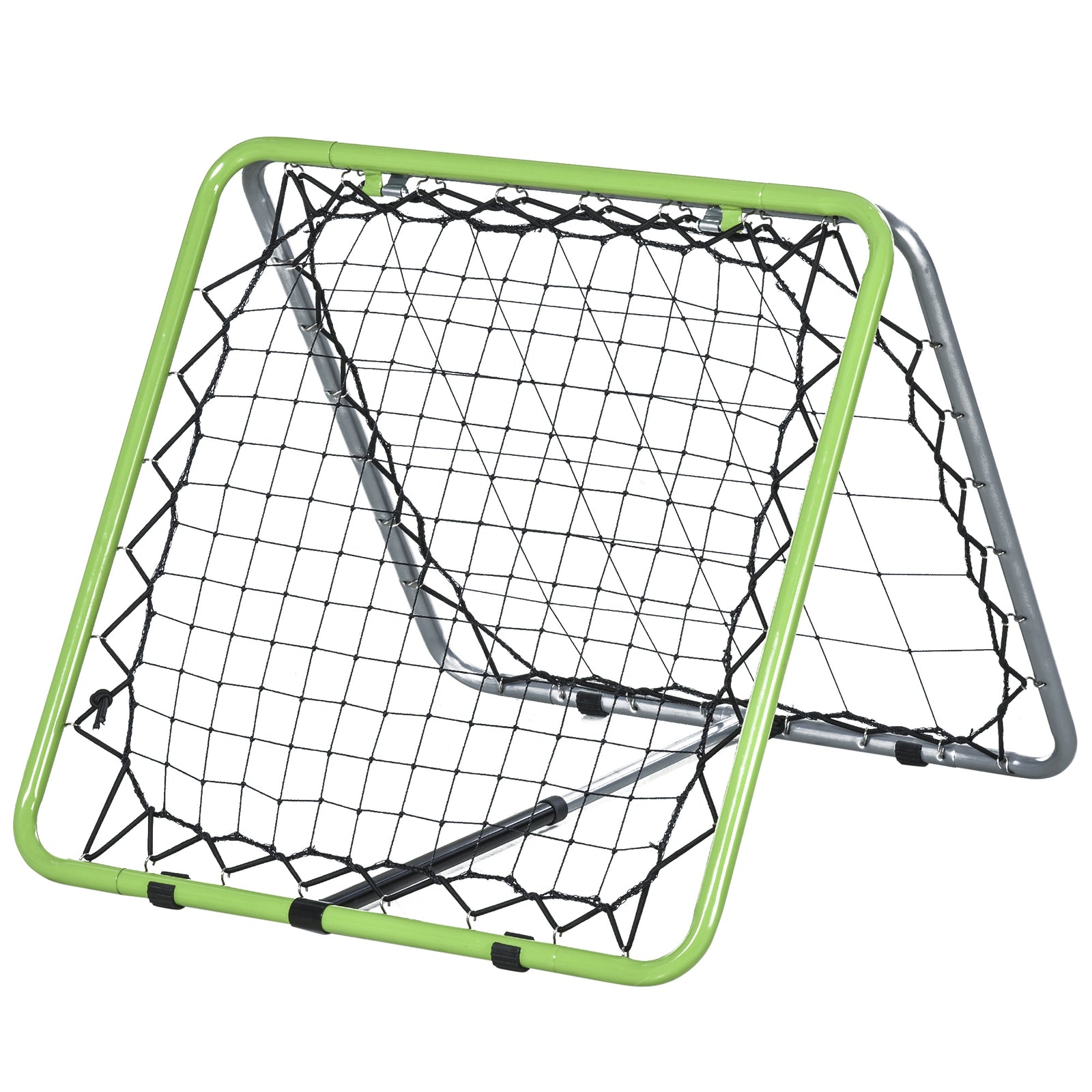 Adjustable Angle Rebounder Net For Football And Baseball | Silver